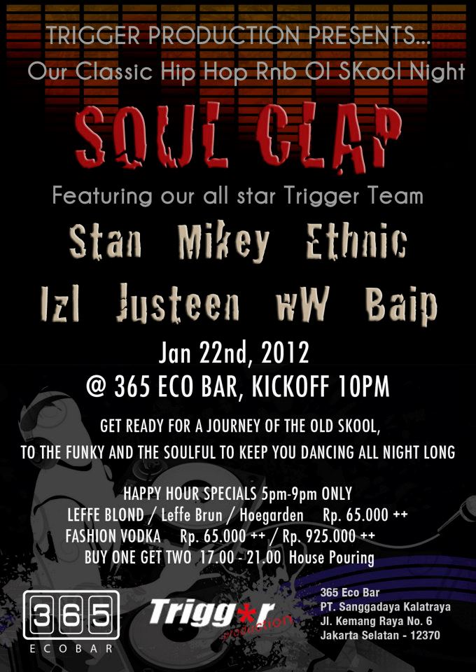 Soul Clap January 2012 Edition, Happy Chinese New Year