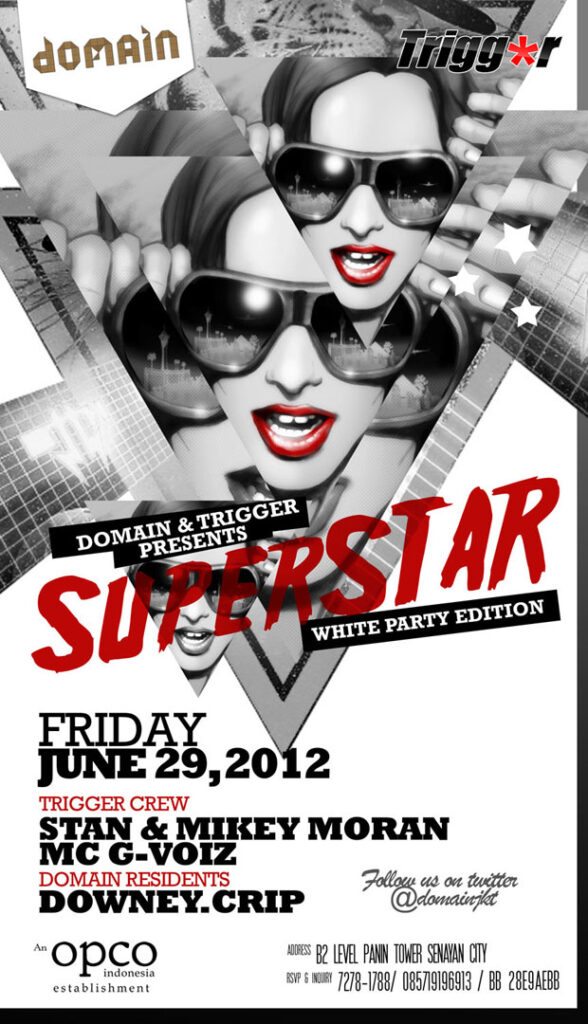 SUPERSTAR White Party Edition June 29th @ Domain, JKT