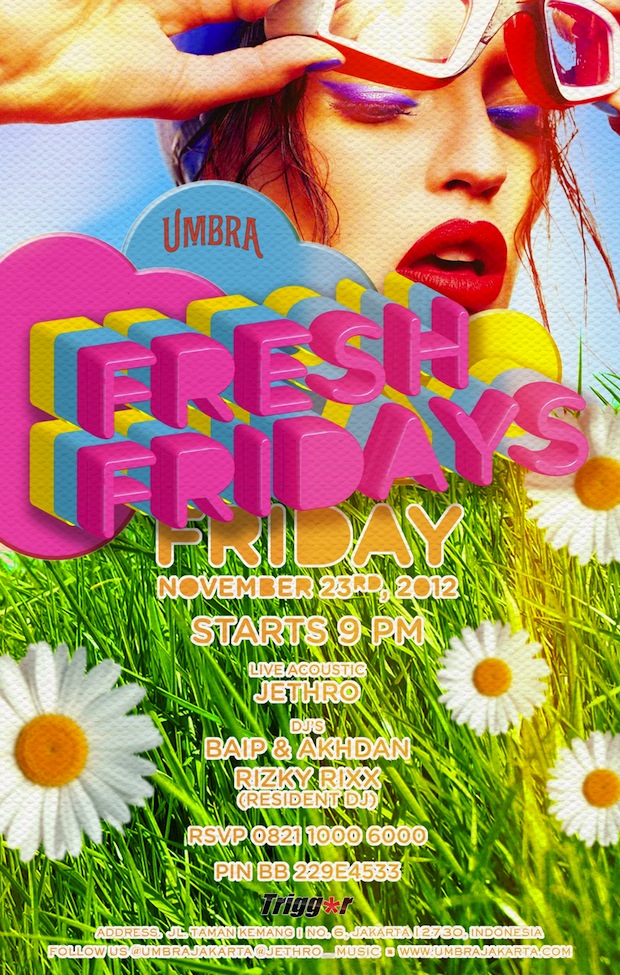 Trigger Presents “Fresh Fridays” @ Umbra Nov 23rd 2012