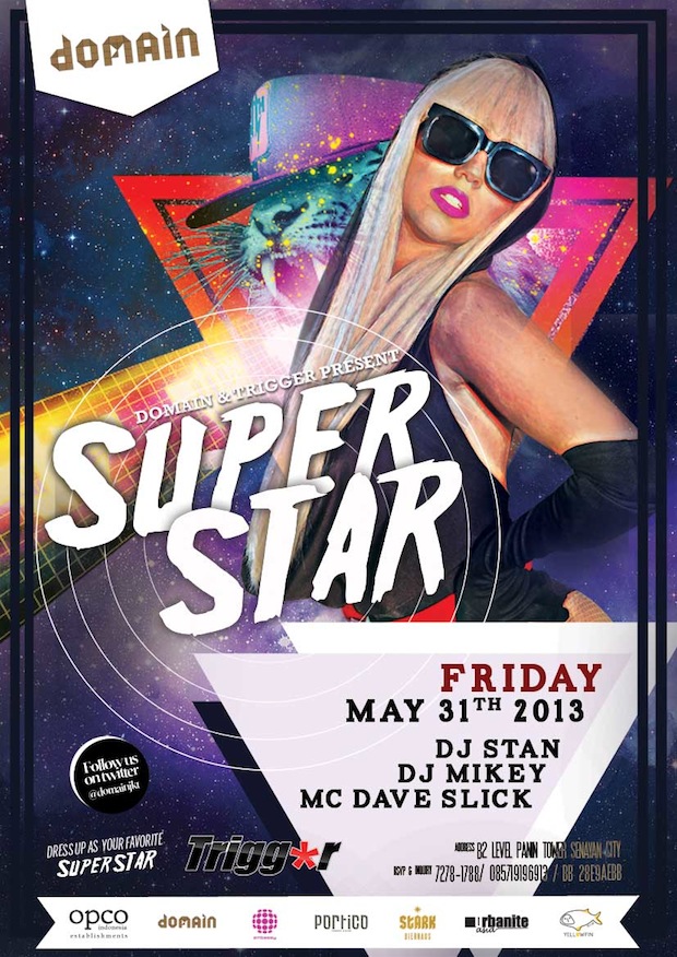 Trigger’s Superstar @ Domain This Friday May 31st