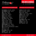 Schedule DJs & MCs 05 – 06 December 2018