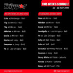 Schedule DJs & MCs 22 – 23 May 2019