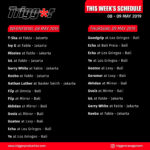 Schedule DJs & MCs 08 – 09 May 2019