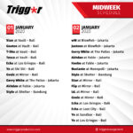 SCHEDULE DJS & MCS 01 – 02 January 2020