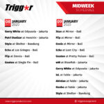 SCHEDULE DJS & MCS 08 – 09 January 2020