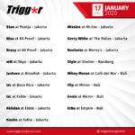 SCHEDULE DJS & MCS 17 JANUARY 2020