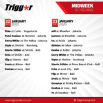 SCHEDULE DJS & MCS 22 – 23 January 2020