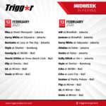 SCHEDULE DJS & MCS 12 – 13 FEBRUARY 2020