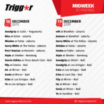 SCHEDULE DJS & MCS 18 – 19 December 2019