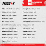 SCHEDULE DJS & MCS 01 November 2019