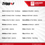 SCHEDULE DJS & MCS 31 January 2020