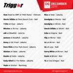SCHEDULE DJS & MCS 06 DECEMBER 2019