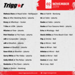 SCHEDULE DJS & MCS 02 November 2019