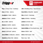 SCHEDULE DJS & MCS 01 February 2020