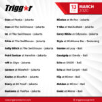 SCHEDULE DJS & MCS 13 March 2020